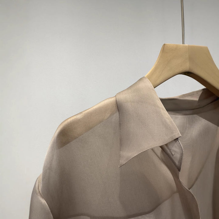 Frauen Sophisticated Taillierte Bluse Echoarchiv