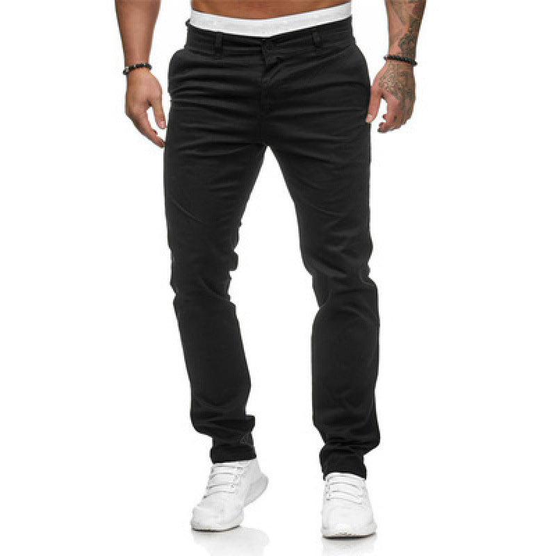 Herren elegante Chinohose Echoarchiv