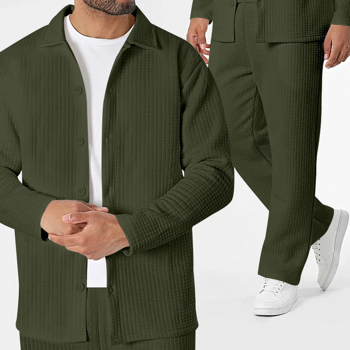 Herren strukturierte Jacke im modernen Design Echoarchiv