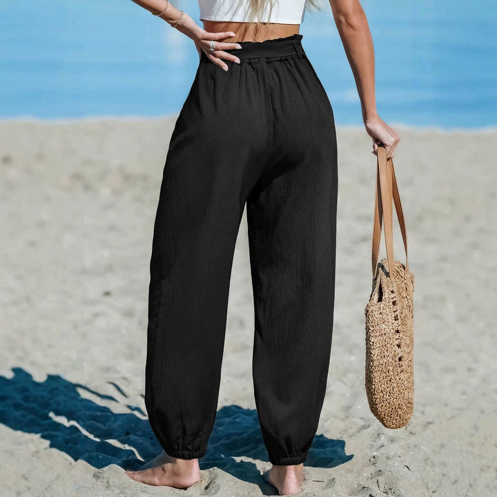 Damen Weite, lässige Strandhose Echo Archiv