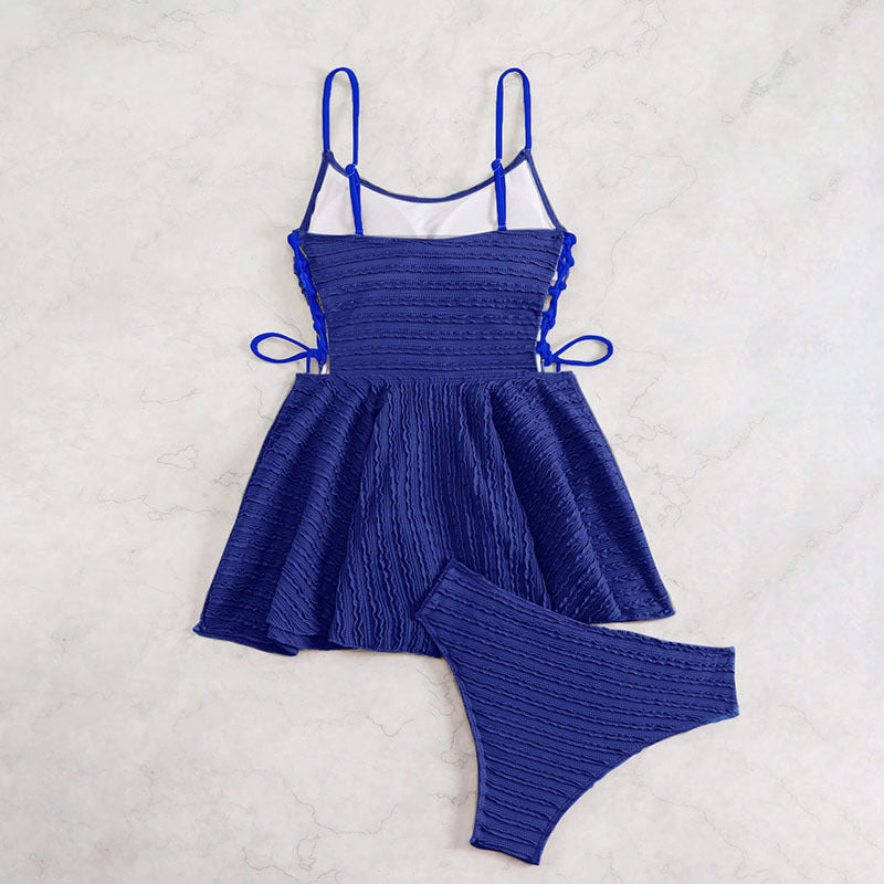 Damen Tankini-Set mit elastischer Raffung und verstellbaren Trägern Echo Archiv
