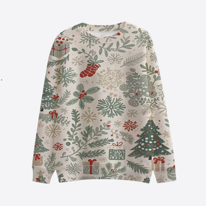 Damen Festlicher Weihnachts-Sweatshirt Echoarchiv