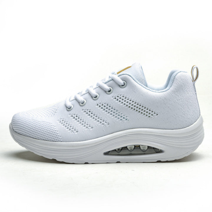 Damen nan atmungsaktiver Strick-Gehkomfort-Sneaker mit integrierter Luftfederung und ergonomischer Rockersohle Echo Archiv