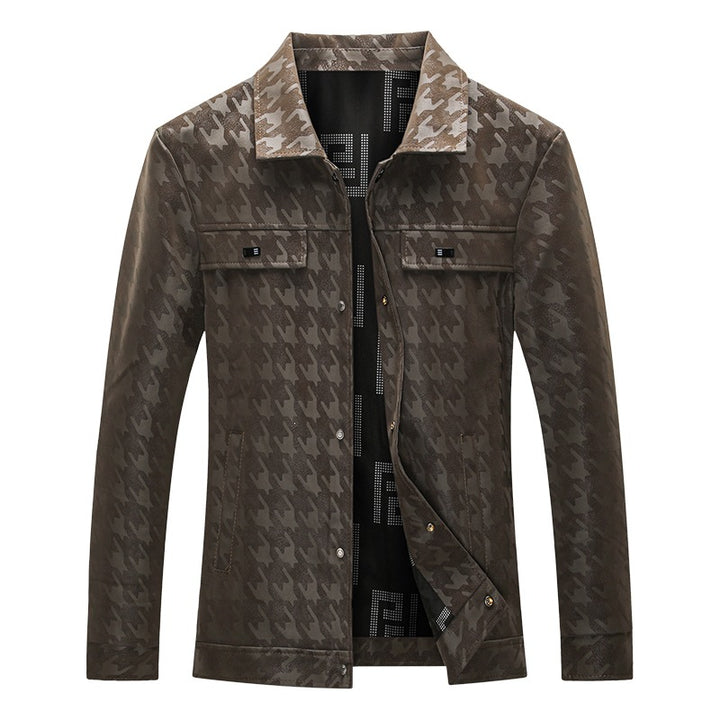 Herren Modische Jacke mit Karomuster Echo Archiv