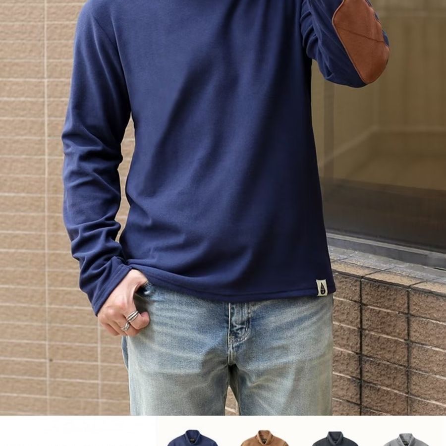 Herren Hochkragenpullover aus weichem Material Echoarchiv