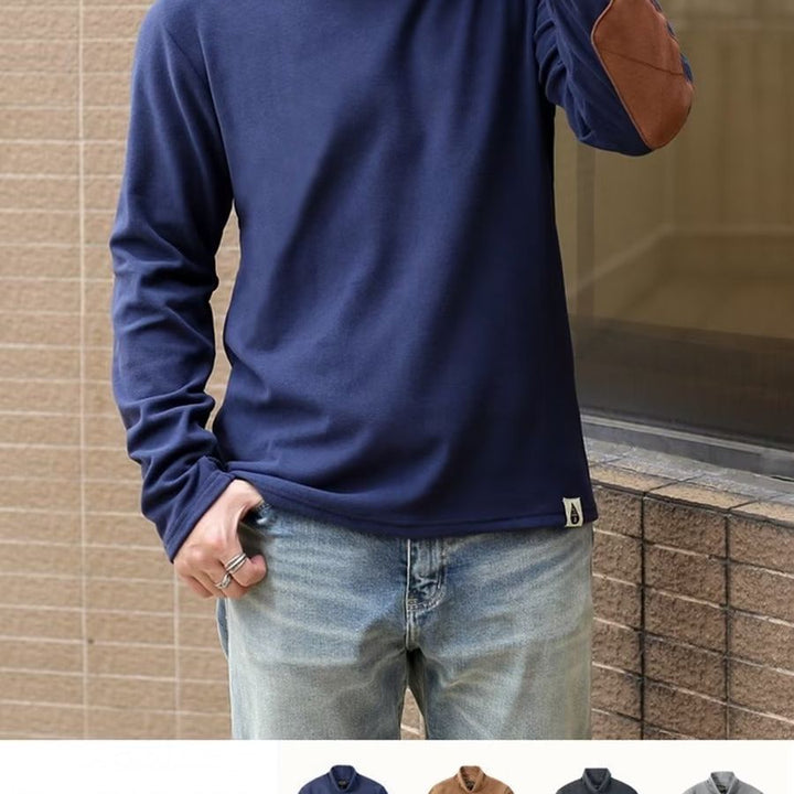 Herren Hochkragenpullover aus weichem Material Echoarchiv