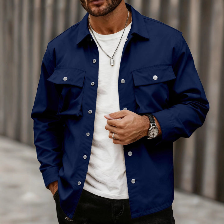 Herren modische Utility-Jacke mit praktischen Taschen Echoarchiv