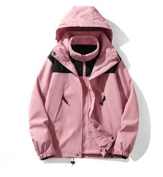 Herren Technische Windjacke mit abnehmbarer Kapuze Echo Archiv