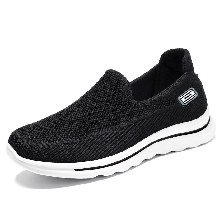 Damen nan Strick-Slip-On Komfortsneaker mit herausnehmbarem Memory-Fußbett und stoßdämpfender EVA-Zwischensohle Echo Archiv