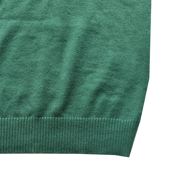 Herren eleganter V-Ausschnitt Pullover aus weichem Strick Echoarchiv
