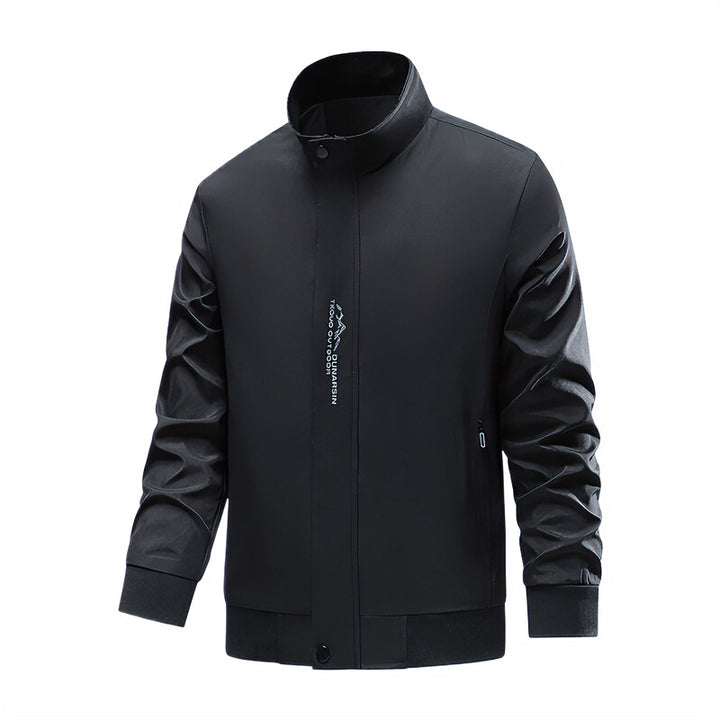 Herren Sportliche Übergangsjacke mit hochschließendem Kragen und seitlichen Reißverschlusstaschen Echo Archiv