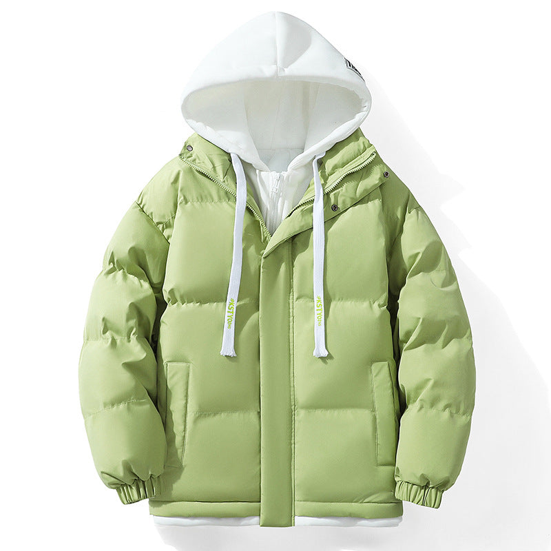 Unisex Wattierte Kapuzen‑Steppjacke mit Double‑Layer Kapuze und elastischen Bündchen Echo Archiv