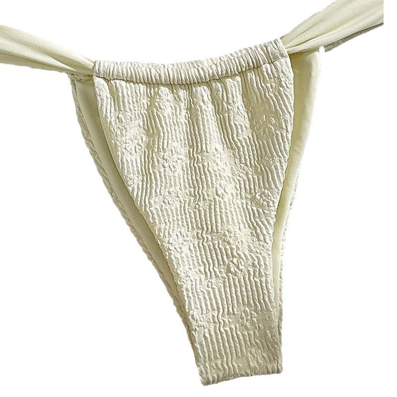 Damen Raffinierter Triangel-Bikini mit strukturierter Oberfläche Echo Archiv