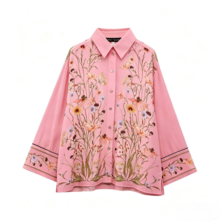 Damen Palazzo-Hose mit floralen Mustern Echo Archiv