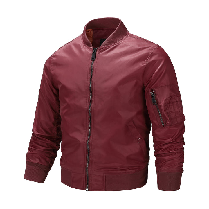 Herren Modische Bomberjacke Echo Archiv