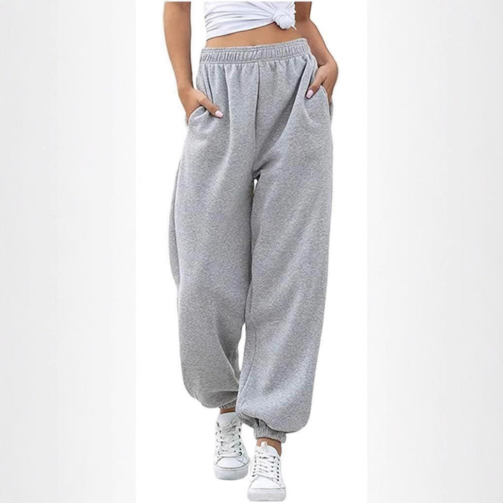 Damen nan gemütliches Lounge-Jogginganzug-Set mit Oversize-Hoodie und elastischer High-Waist Jogginghose Echo Archiv