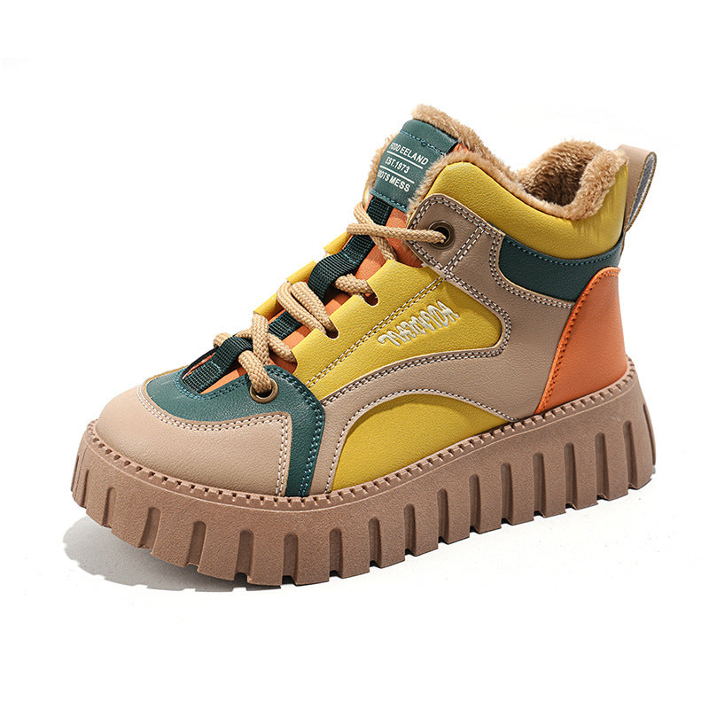 Damen Sportliche High-Top Sneakers mit gefüttertem Innenbereich und rutschfester Sohle Echo Archiv