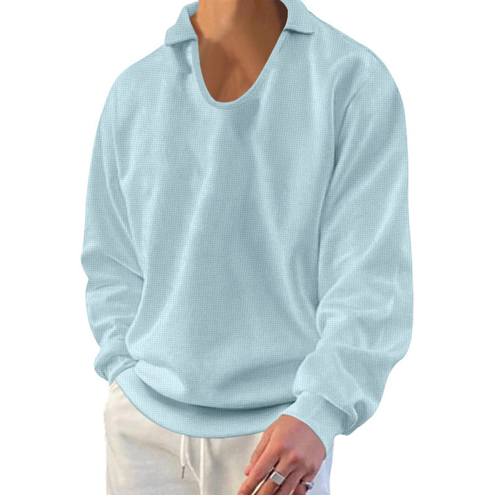 Herren lässiges Langarmshirt Echoarchiv