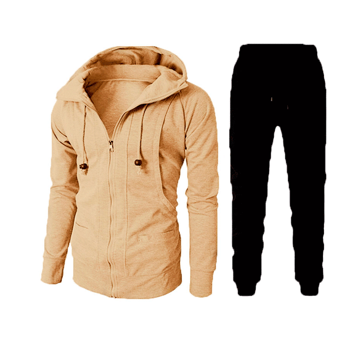 Herren Sportlicher Hoodie und Jogginghose Set mit hochwertigem Material und Funktionalität Echoarchiv