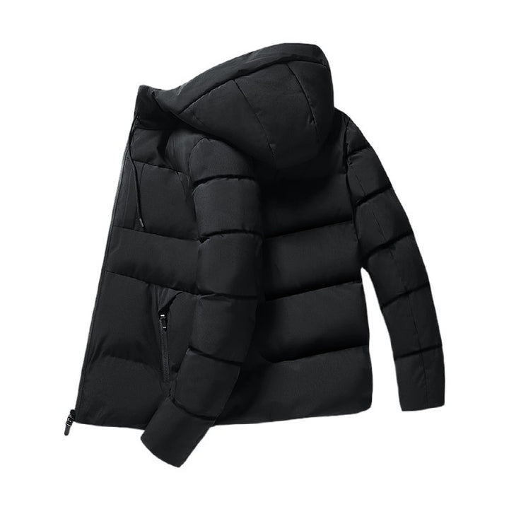 Herren isolierte Steppjacke mit praktischer Kapuze Echoarchiv