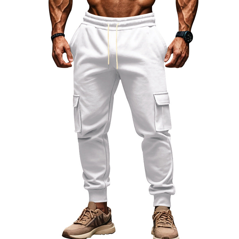 Herren Cargo-Jogginghose mit elastischem Bund und multifunktionalen Taschen Echoarchiv