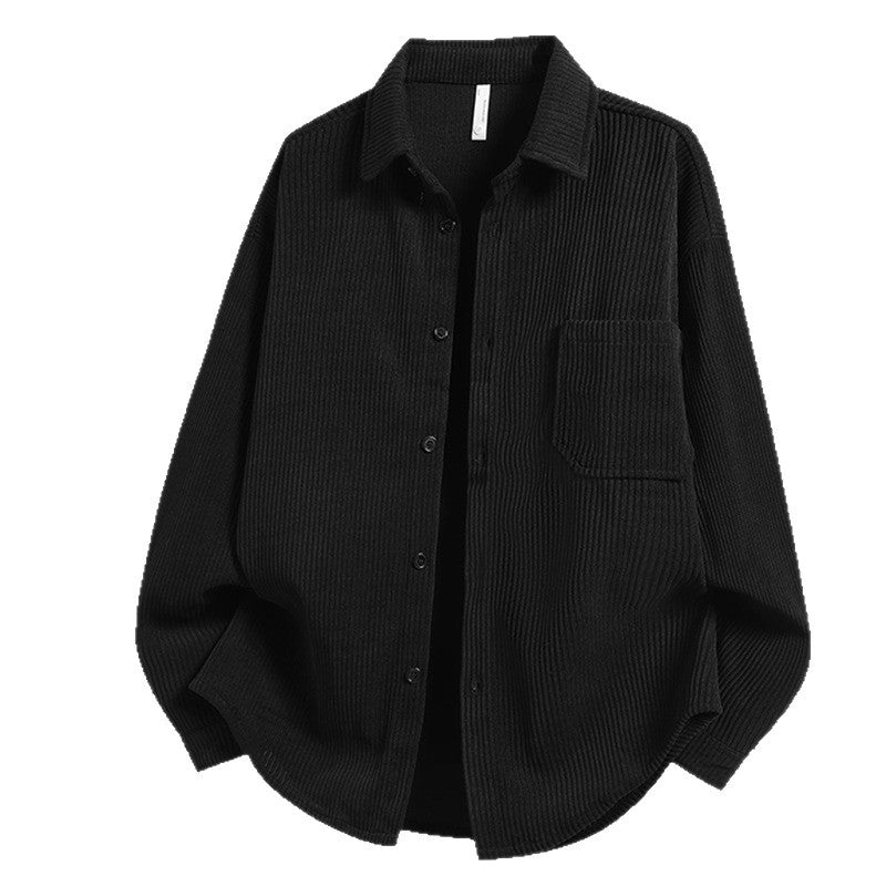 Herren Cordhemdjacke mit praktischem Schnitt und Brusttasche Echoarchiv