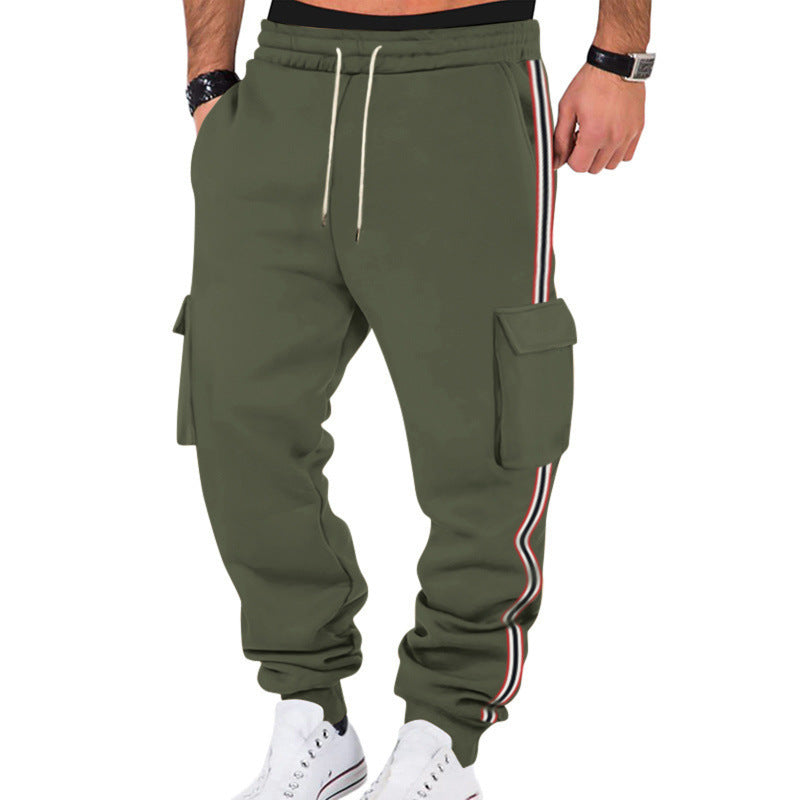 Herren nan sportliche Cargojogginghose mit Kordelzug und Klappentaschen Echo Archiv