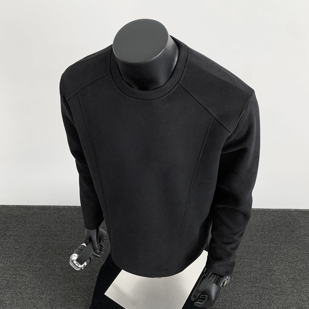 Herren Sweatshirt mit strukturierten Nahtdetails und Rundhalsausschnitt Echo Archiv