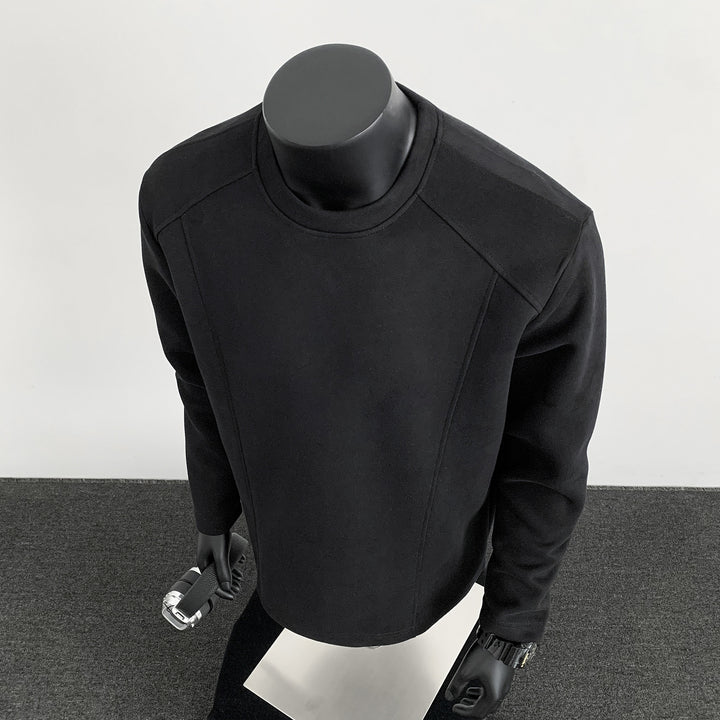 Herren Sweatshirt mit strukturierten Nahtdetails und Rundhalsausschnitt Echo Archiv