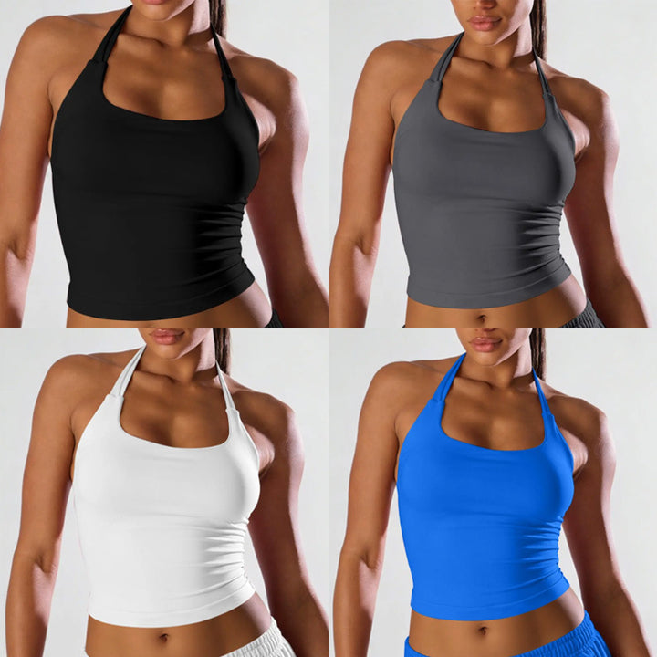 Damen Sportoberteil mit komfortablem Halter-Design und atmungsaktiven Materialien Echo Archiv