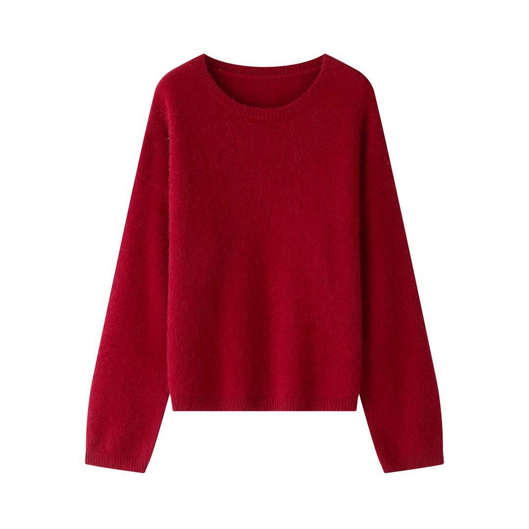 Damen Oversize-Feinstrickpullover mit voluminösem Schlauchkragen und weiter Silhouette Echoarchiv