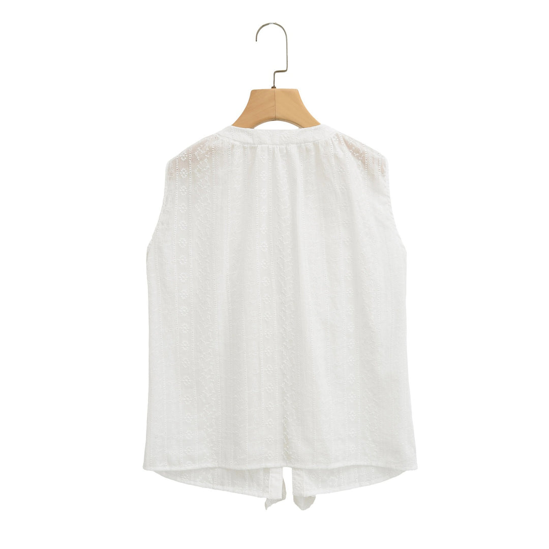 Damen Rüschenshirt mit elegantem V-Ausschnitt Echo Archiv
