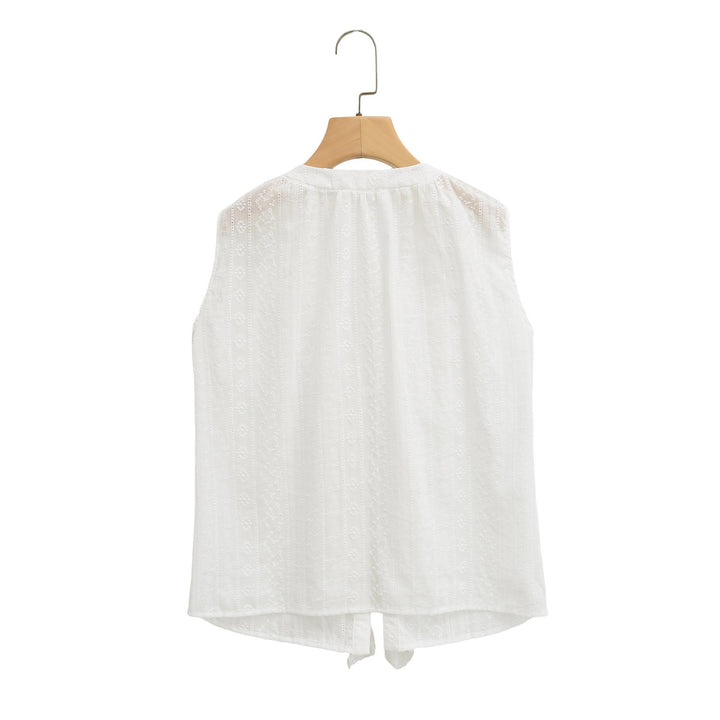 Damen Rüschenshirt mit elegantem V-Ausschnitt Echo Archiv