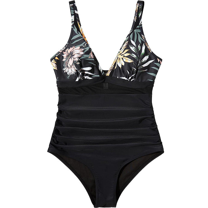 Damen Einteiler Badeanzug mit ansprechendem Leopardenmuster und figurformendem Design Echo Archiv