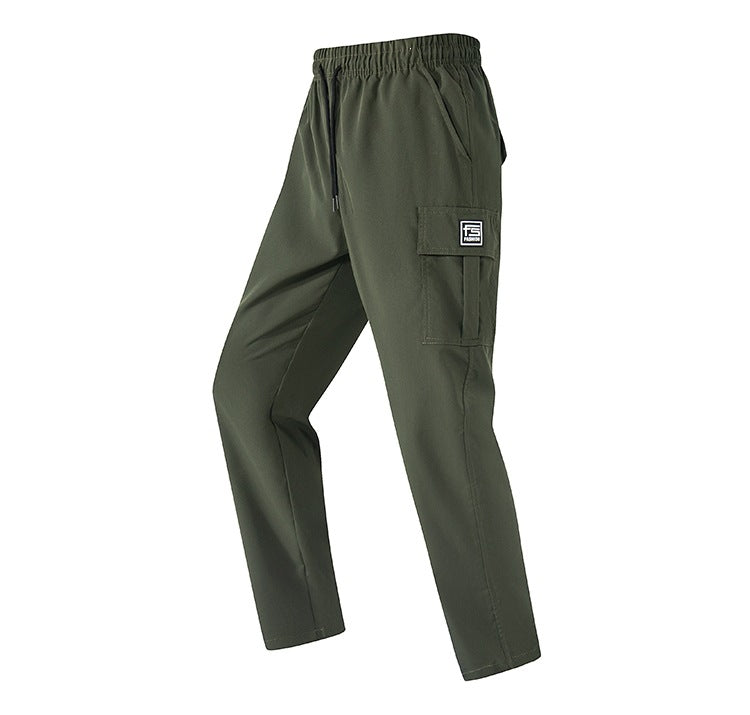 Herren Cargo-Hose mit elastischem Bund und praktischen Taschen Echo Archiv