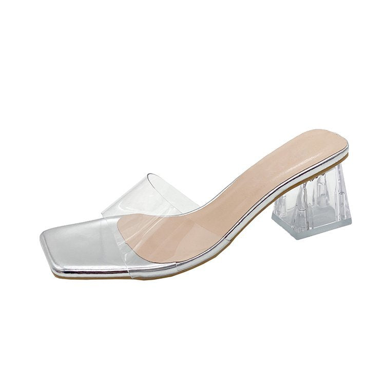 Damen Slingback Absatzschuhe mit Echoarchivrnem Design und elegantem Glanz Echoarchiv