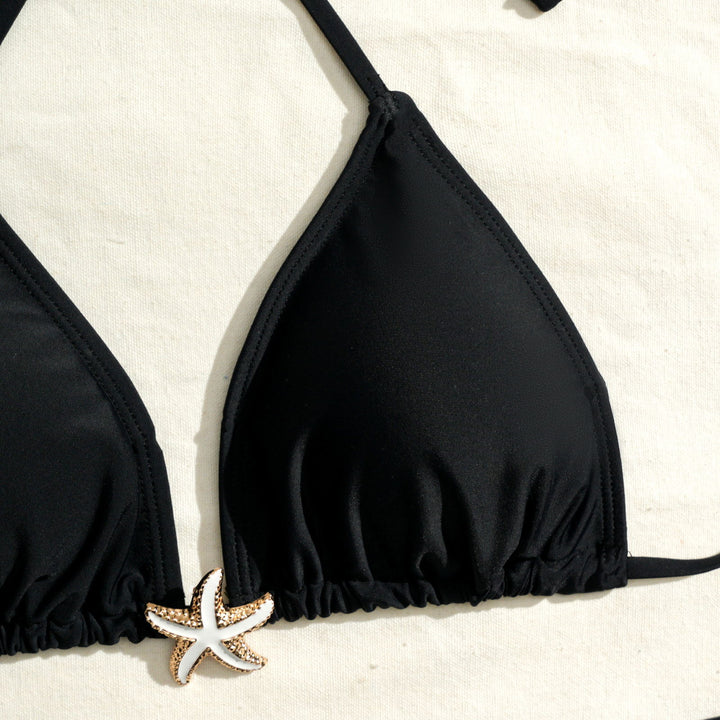 Damen Triangel-Bikini mit elastischen Shorts Echo Archiv
