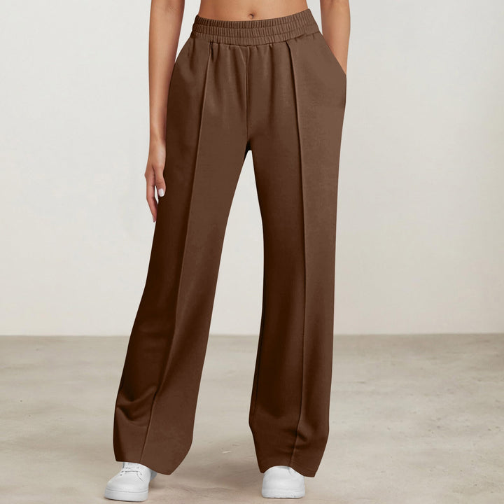 Damen nan elegante Bundfalten-Hose mit hohem Komfortbund, Bügelfalte und seitlichen Eingrifftaschen Echo Archiv
