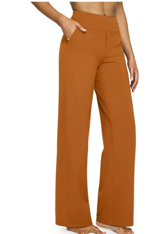 Damen Weitgeschnittene Lounge-Hose mit elastischem Bund Echoarchiv
