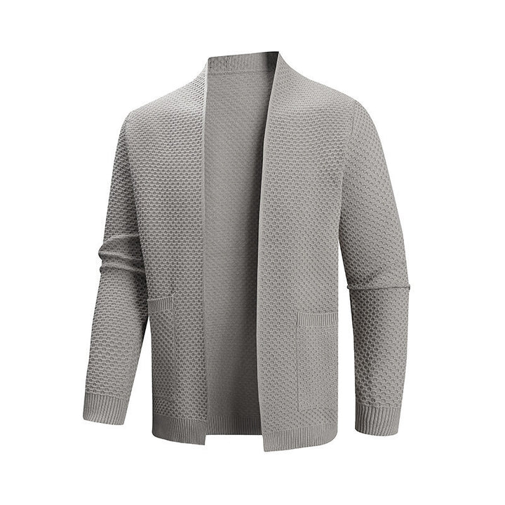 Herren Strickjacke mit offenem Kragen Echoarchiv