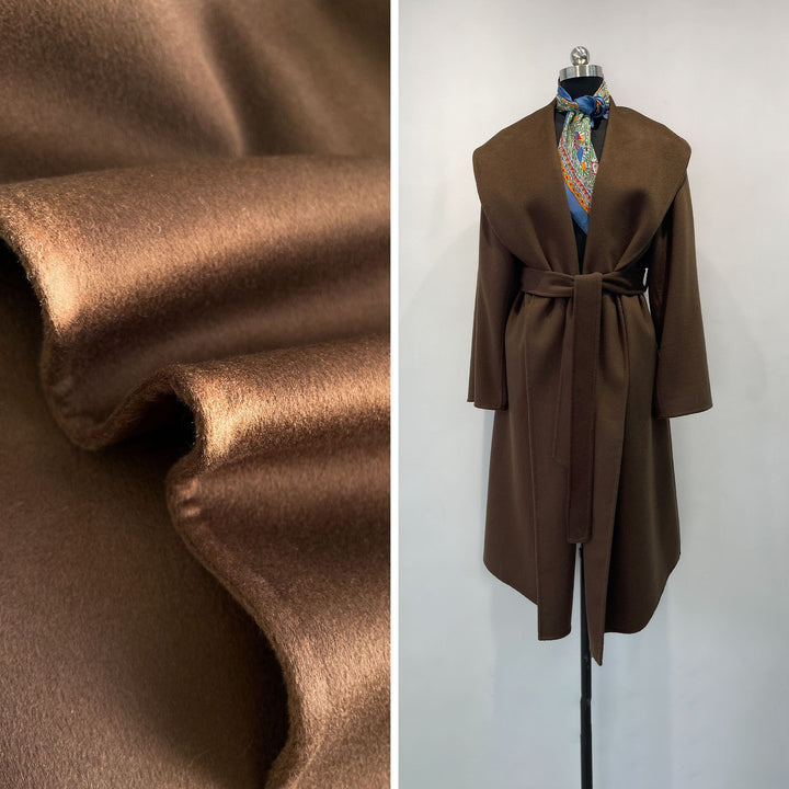 Damen Luxe Langhaarmantel aus Wolle-Mischung Echoarchiv