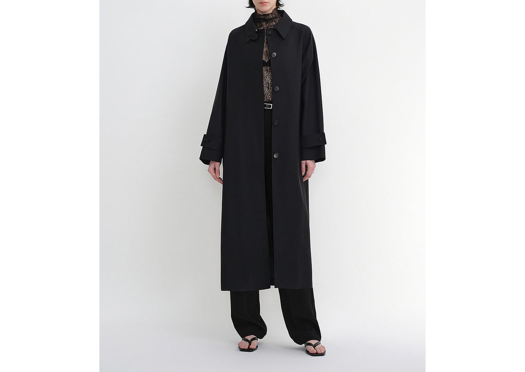 Damen Elegante lange Trenchcoat Echoarchiv