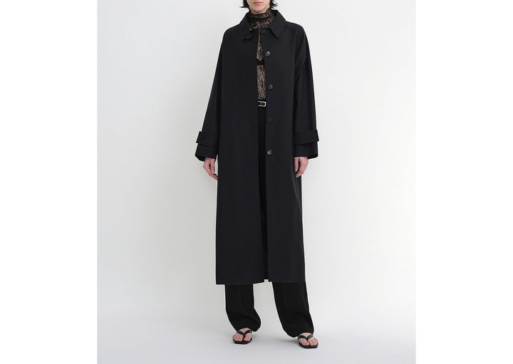 Damen Elegante lange Trenchcoat Echoarchiv