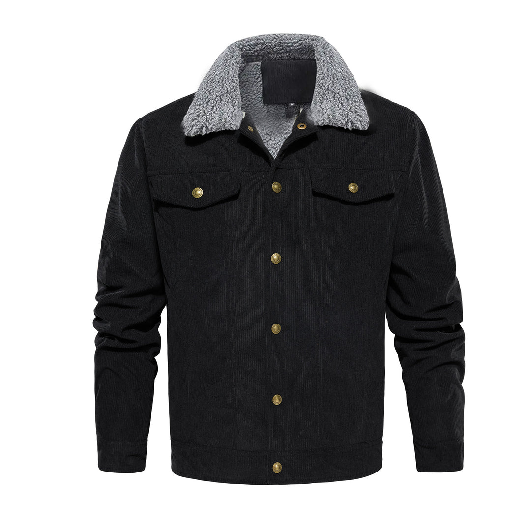 Herren Fleecegefütterte Cordjacke Echoarchiv
