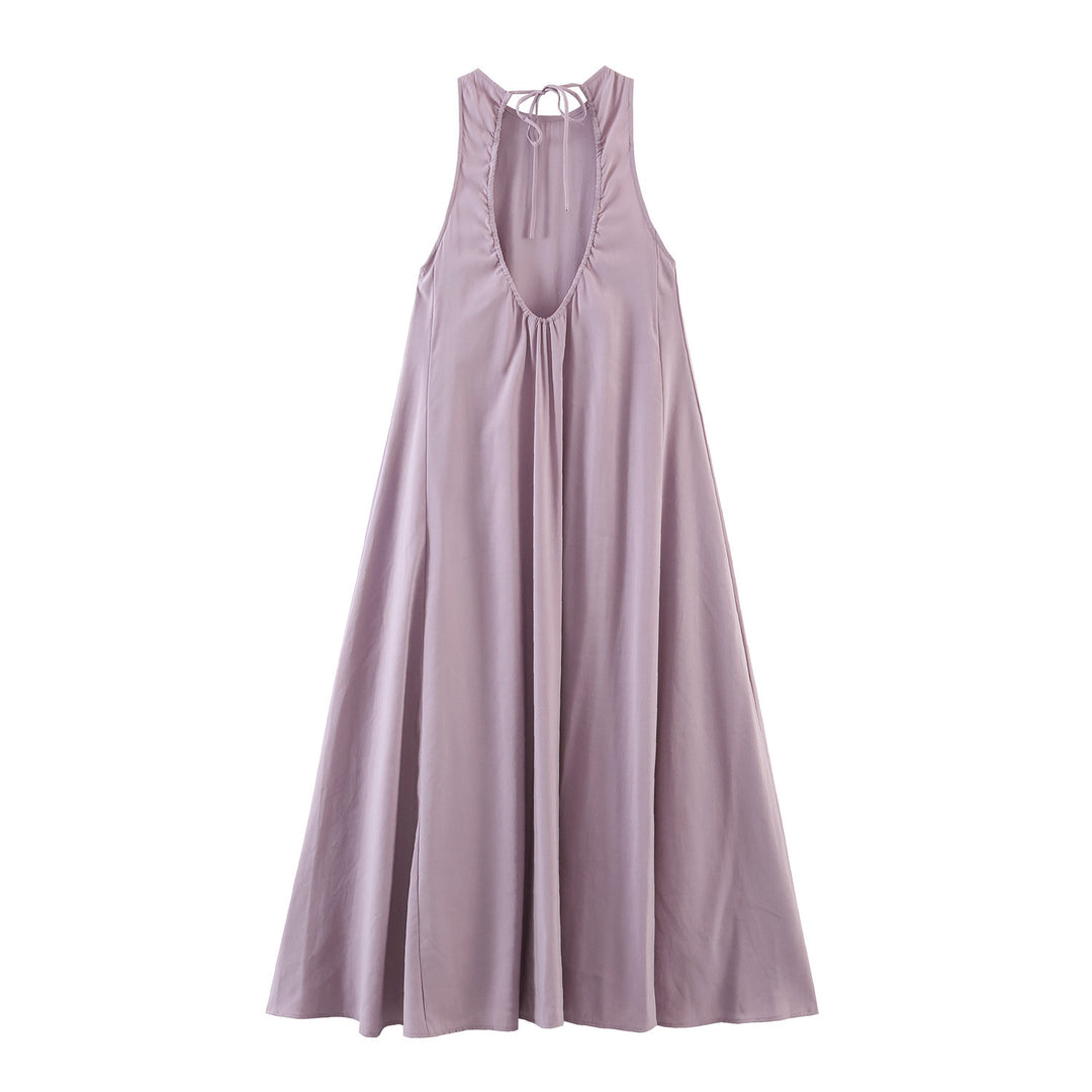 Damen Maxikleid mit elegantem Rückenausschnitt und schwingendem Schnitt Echo Archiv
