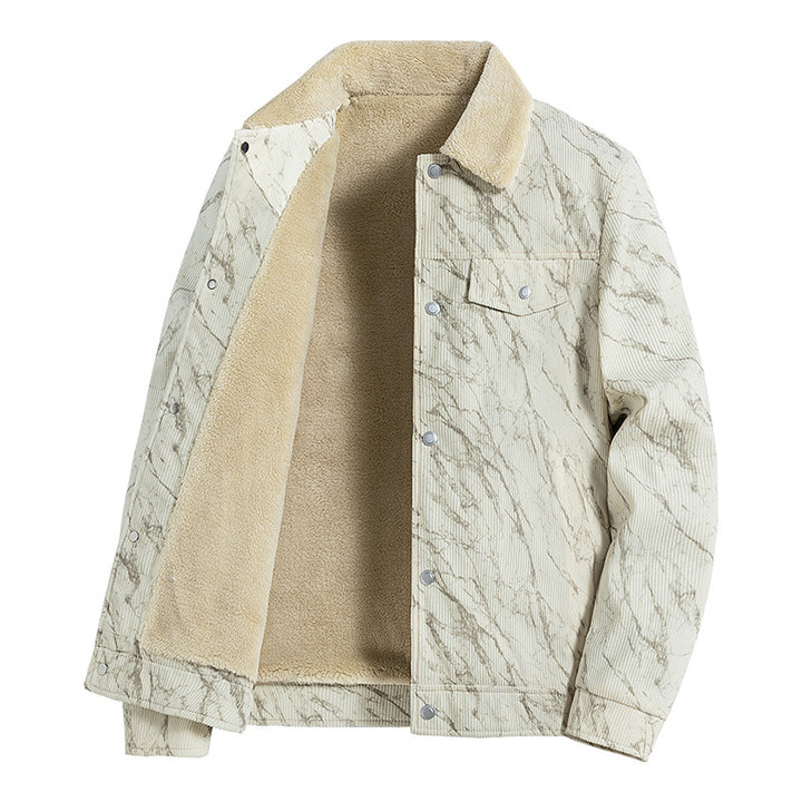 Herren Gemusterte Cordjacke Echo Archiv