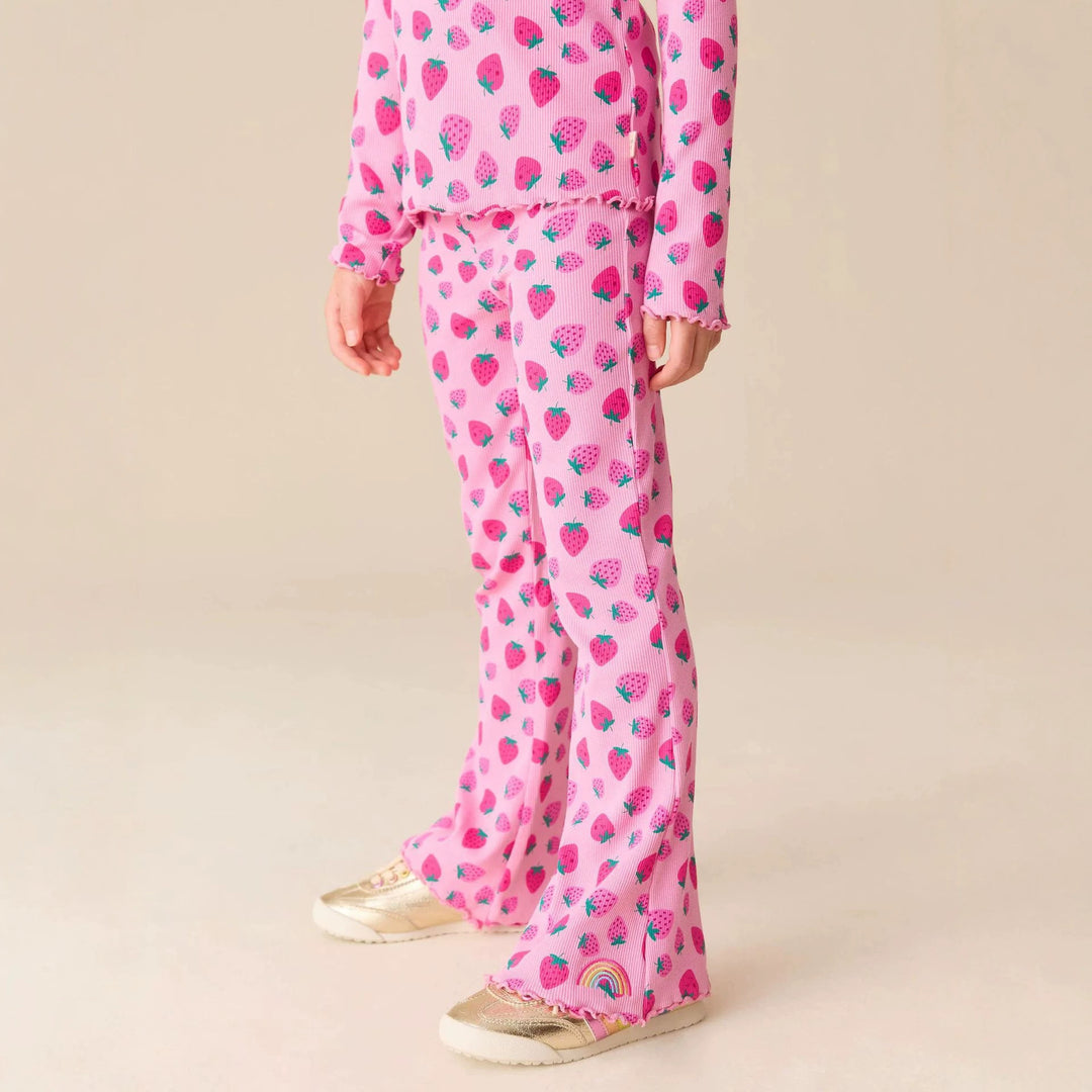 Mädchen Leggings mit fröhlichem Erdbeer-Muster Echo Archiv