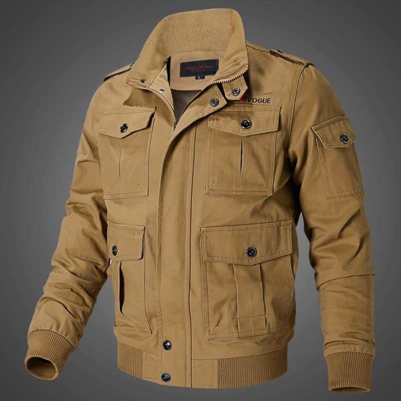 Herren Militärjacke mit zahlreichen Taschen Echo Archiv