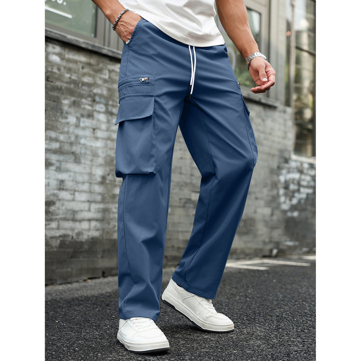 Herren Multifunktionale Cargo-Hose mit Taschen und elastischem Bund Echo Archiv