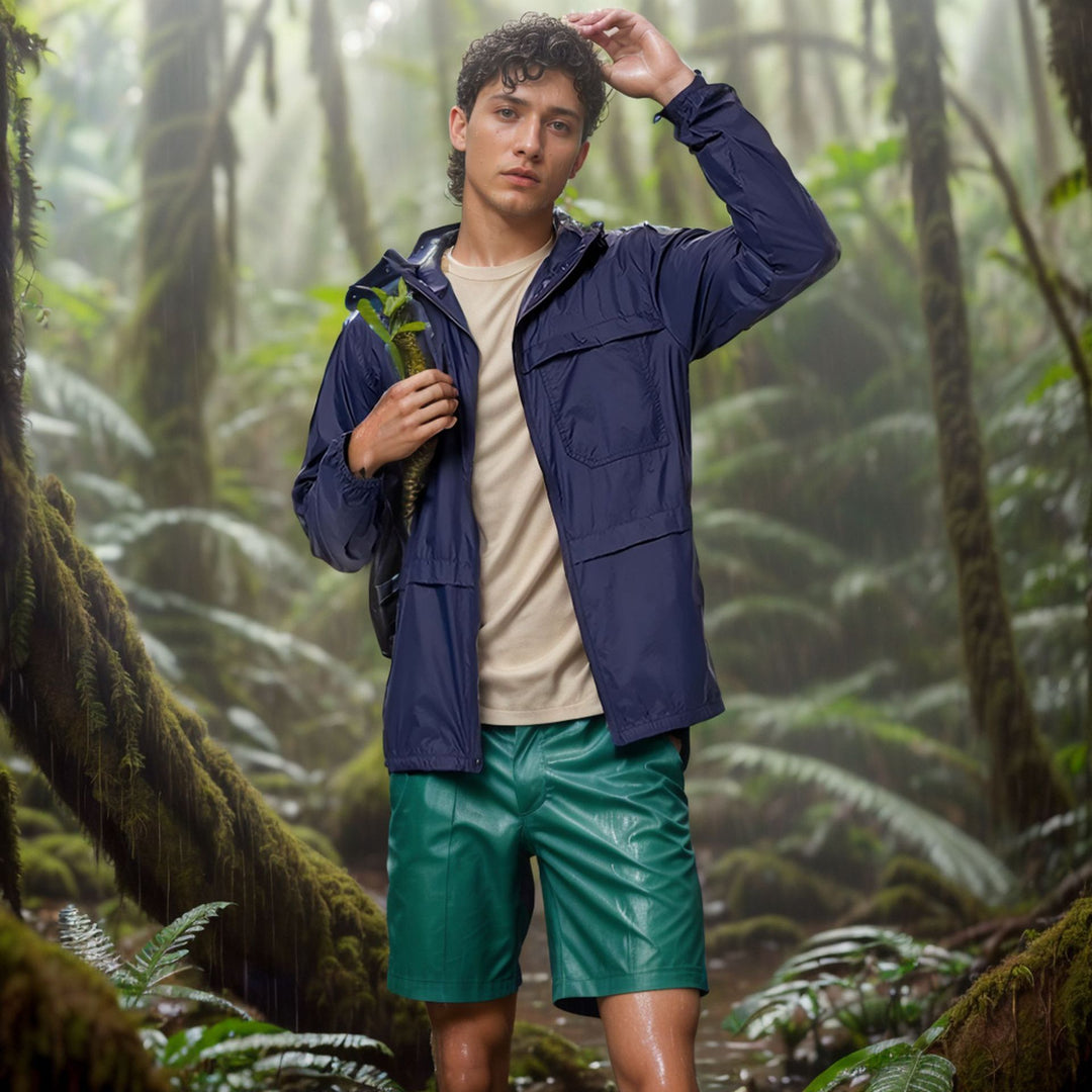Herren leichte und atmungsaktive Outdoor-Jacke mit Kapuze Echoarchiv